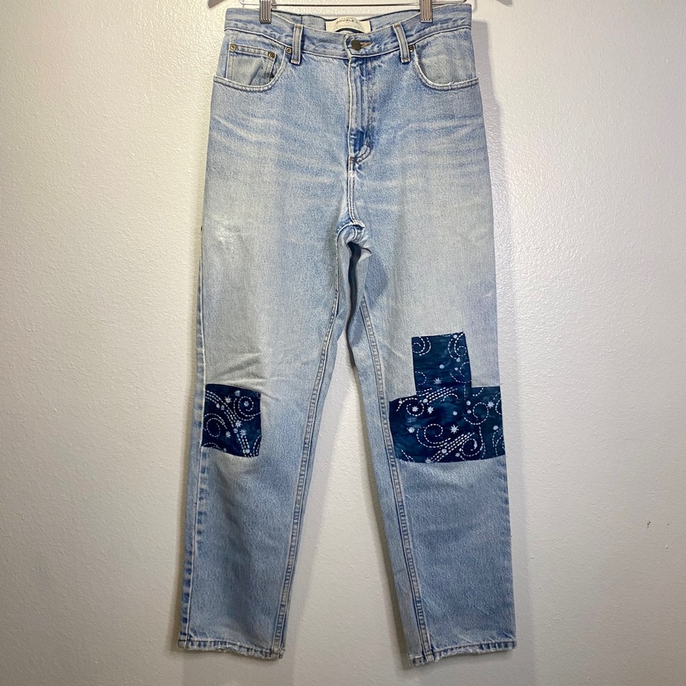 LL Bean Vintage Patchwork High-rise Jeans